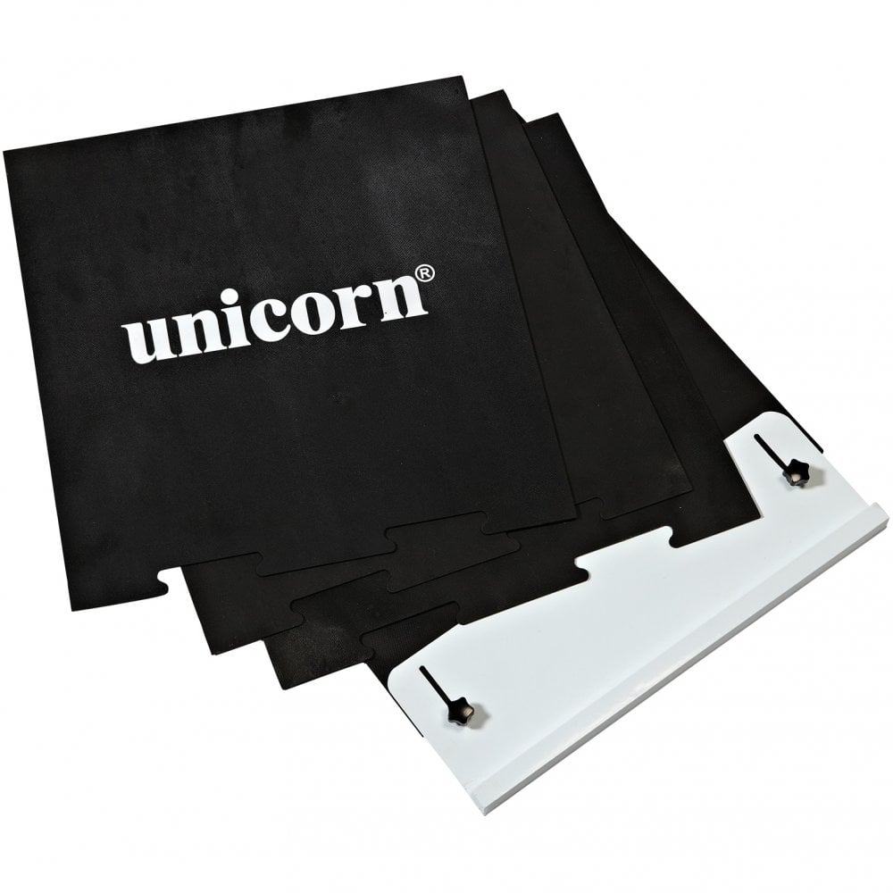 Unicorn Dart - - Black Mat Lightweight Portable Raised - And Oche