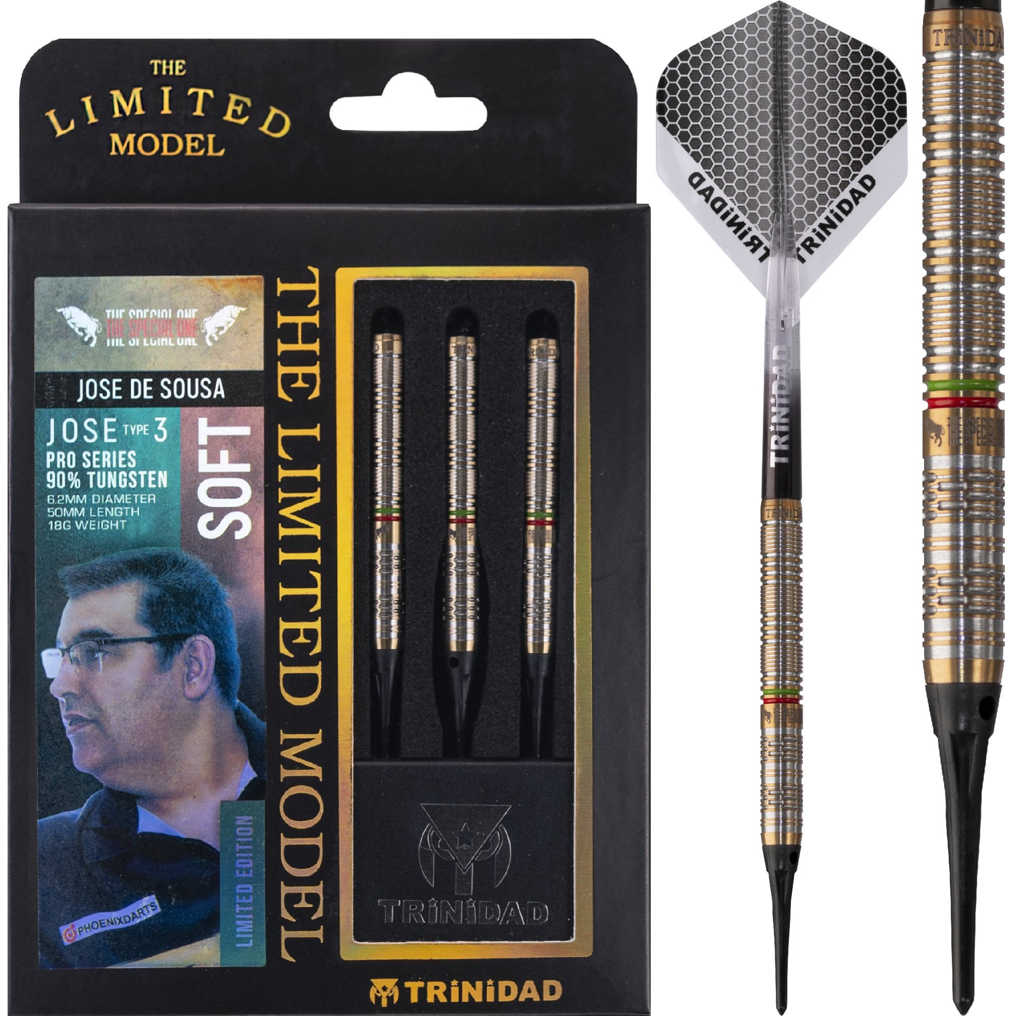 Trinidad Pro - Soft Tip Darts - Jose De Sousa - Jose Type3 - Limited Edition