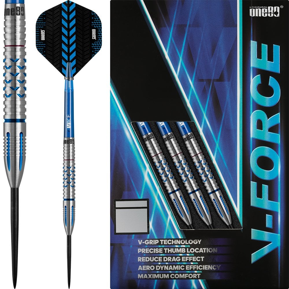 One80 V-Force Darts - Steel Tip - Front Cut - V Force