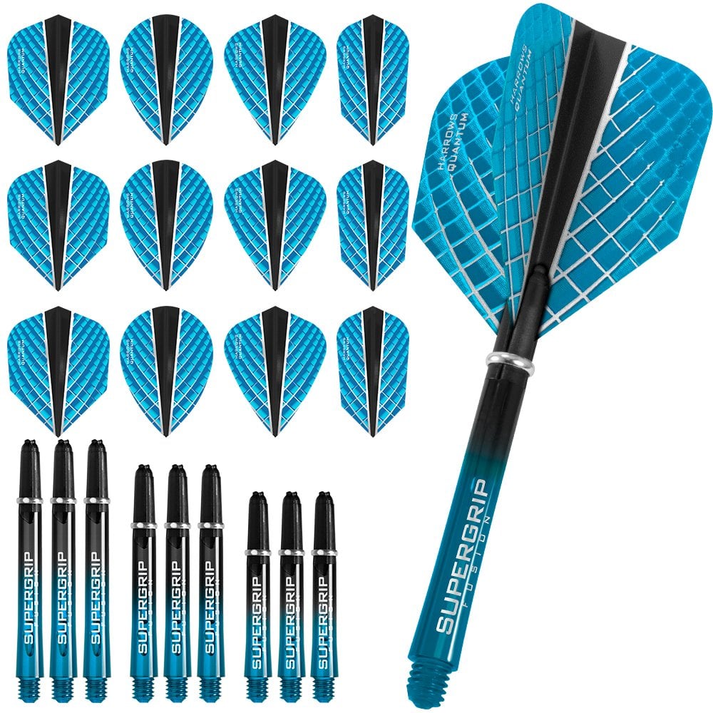 Harrows Quantum Fusion X - Flight & Shaft Combo Kit - Mixed - Aqua