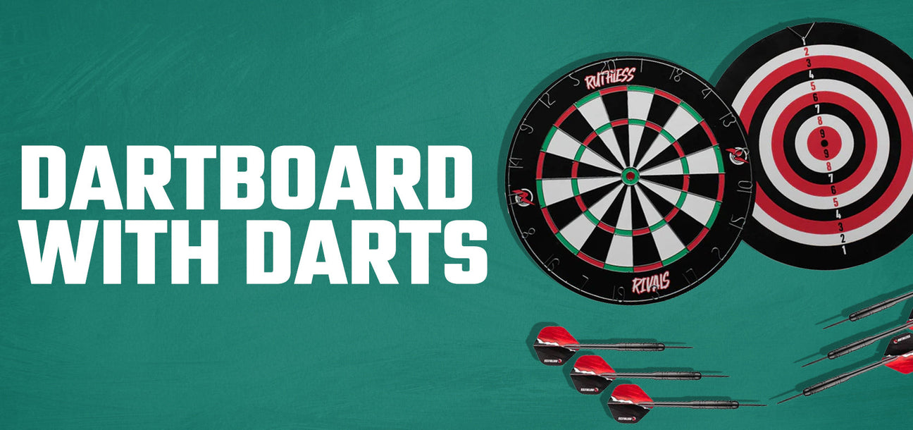 Dartboard With Darts