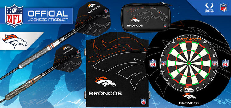 denver broncos dart board