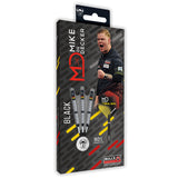 BULL'S Mike de Decker Darts - Steel Tip - 90% Tungsten - Black