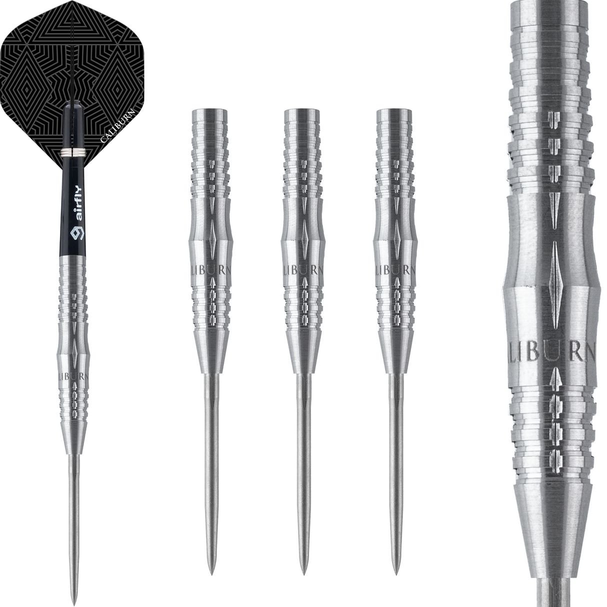 Caliburn Hunt Darts - Steel Tip - 90% Tungsten - H3