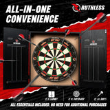 Ruthless Animal Home Darts Centre - Hotshot Dartboard in Cabinet - Dragon