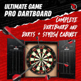 Ruthless Animal Home Darts Centre - Hotshot Dartboard in Cabinet - Dragon