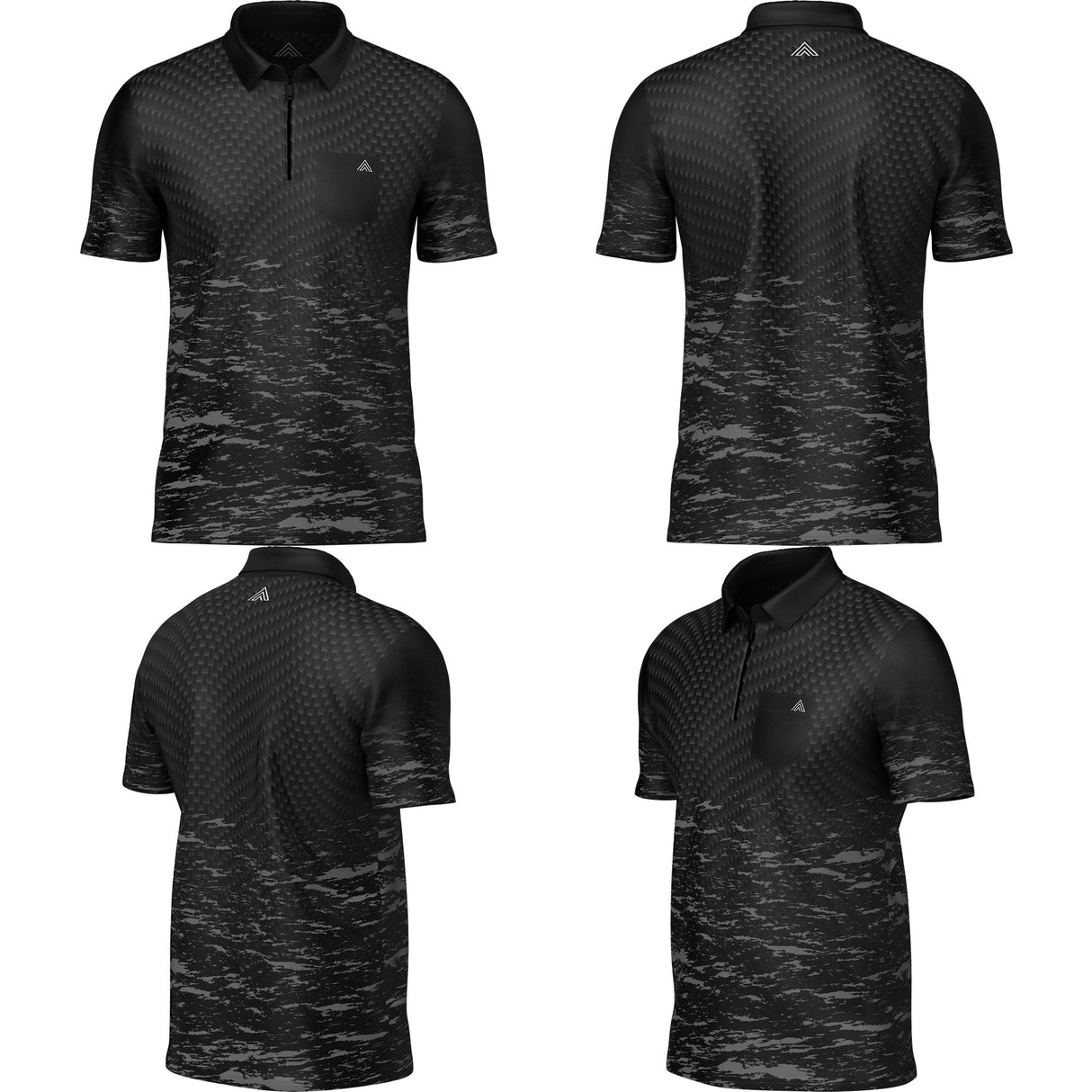 Arraz Lava Dart Shirt - with Pocket - Black & Grey