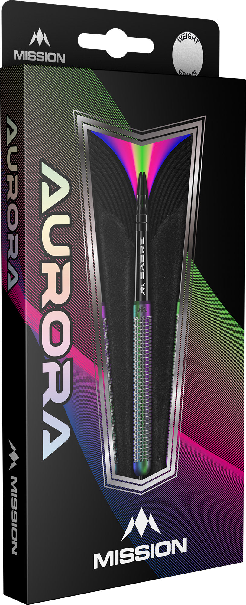 Mission Aurora Darts - Steel Tip - 90% Tungsten - Coral PVD