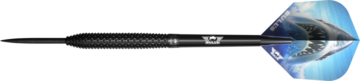 Bulls Shark Pro Black Darts - Steel Tip - 90% Tungsten