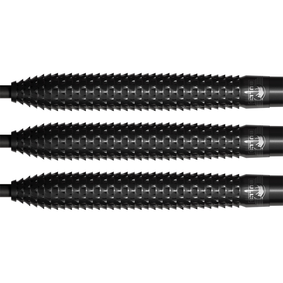 Bulls Shark Pro Black Darts - Steel Tip - 90% Tungsten