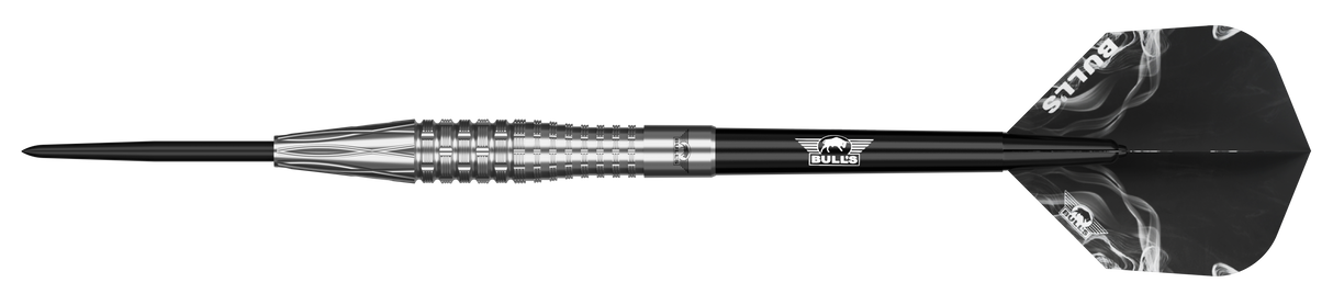 Bulls Smoke Darts - Steel Tip - 90% Tungsten - Silver Ash