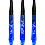 Bulls Spine Dart Shafts - Polycarbonate with Aluminium Top - Blue