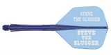 Caliburn SUP Flights - Moulded Flight & Shaft - Standard No6 - Two Tone