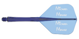 Caliburn SUP Flights - Moulded Flight & Shaft - Standard No6 - Two Tone