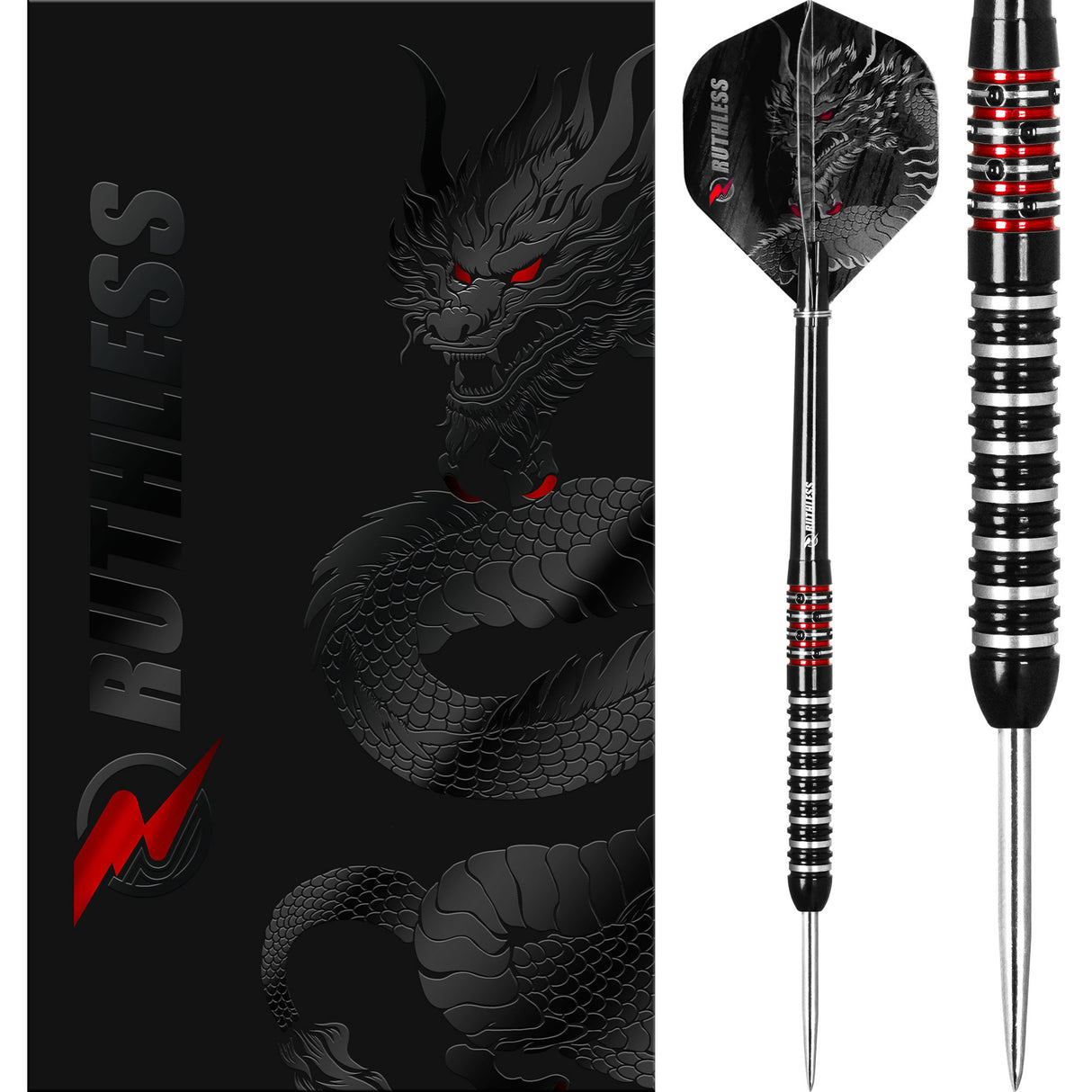 Ruthless Darts - Steel Tip - 90% Tungsten - Dragon