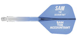 Mission Force 90 - New Moulded Flight & Shaft System - Standard No2 - Gradient - Transparent Blue