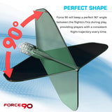 Mission Force 90 - New Moulded Flight & Shaft System - Standard No6 - Gradient - Transparent Green