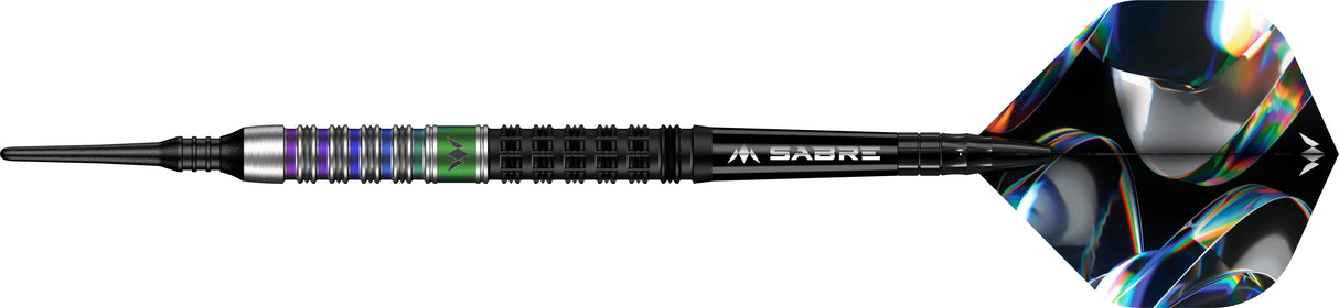 Mission Iridian Darts - Soft Tip - 90% Tungsten - Black & Coral PVD - 20g