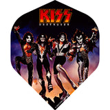 Kiss Dart Flights - Official Licensed - 100 Micron - No2 - Std - F3 - Black - Destroyer