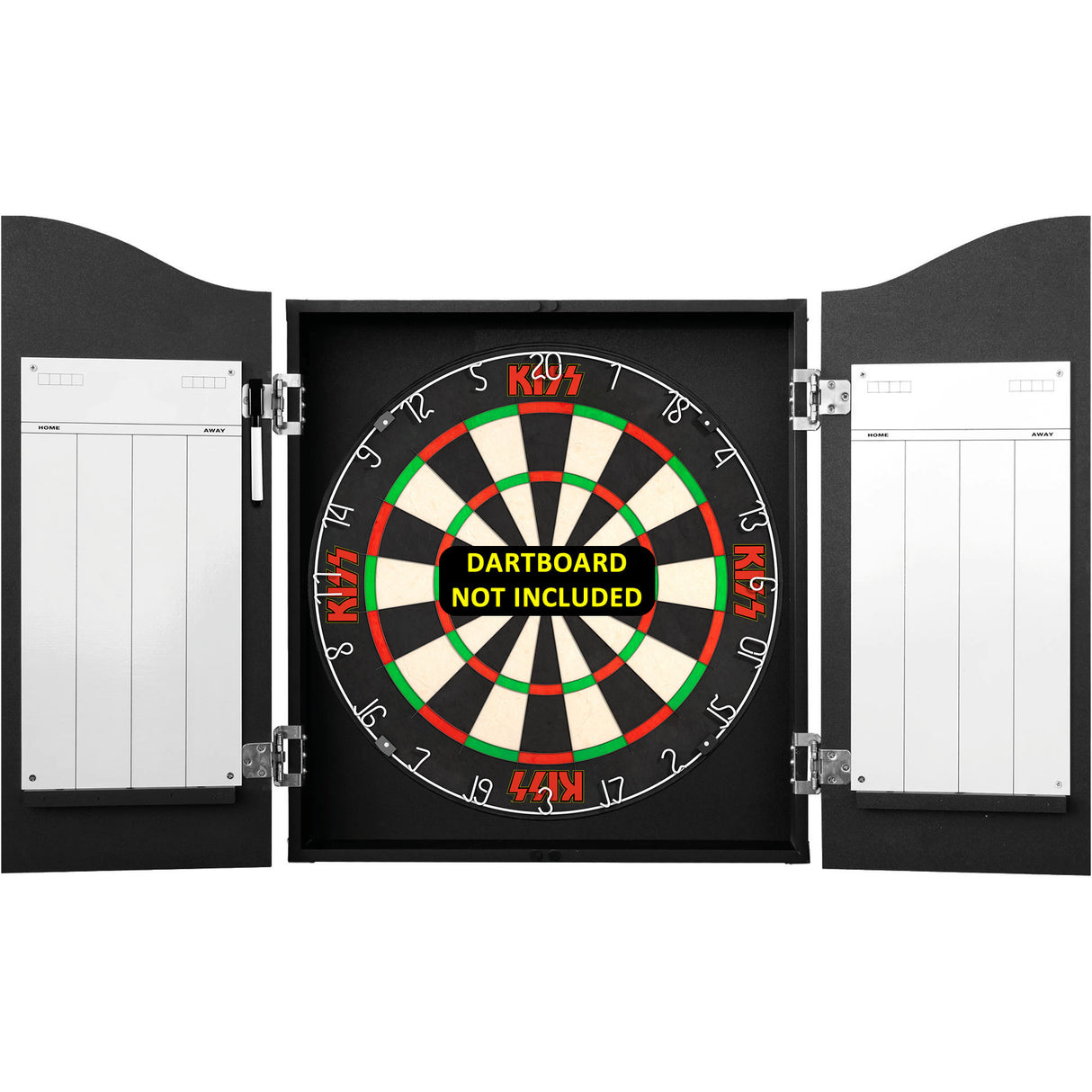 Kiss Dartboard Cabinet - Official Licensed - C5 - Premium Black - Circle Destroyer