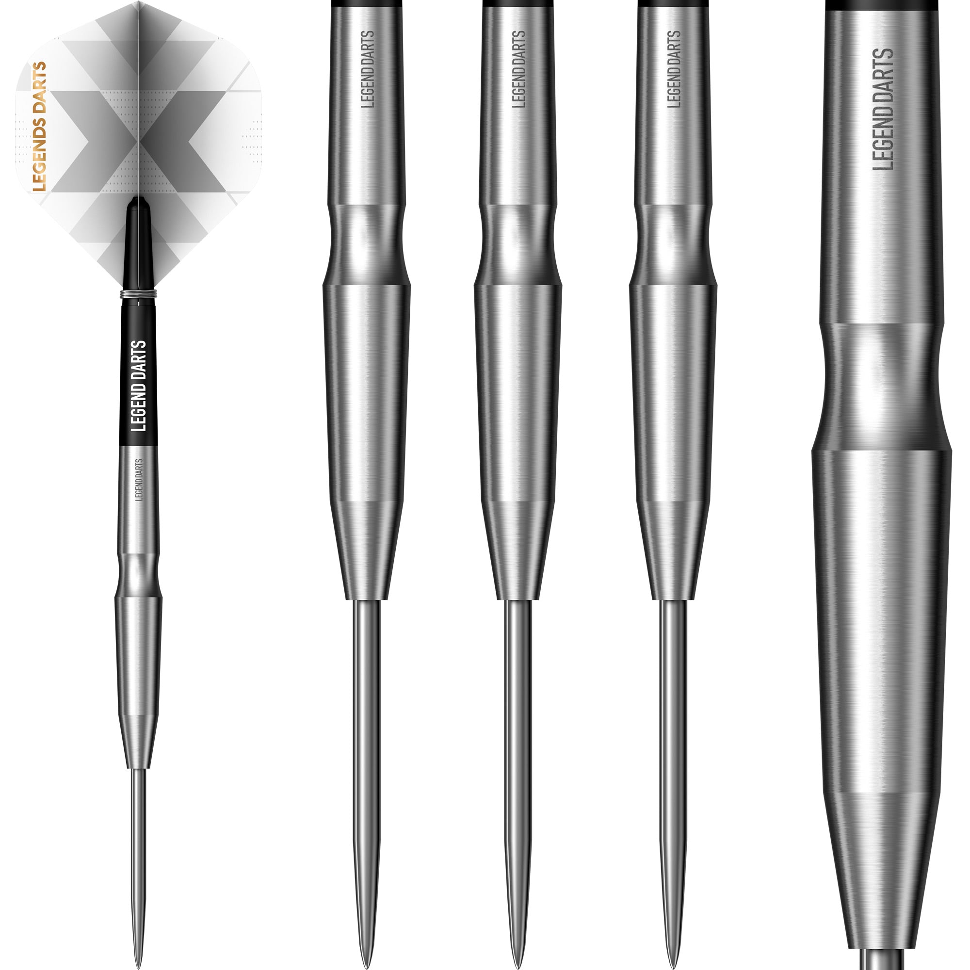 Legend Darts - Steel Tip - 90% Tungsten - Pro Series - V23 - Smooth Scallop