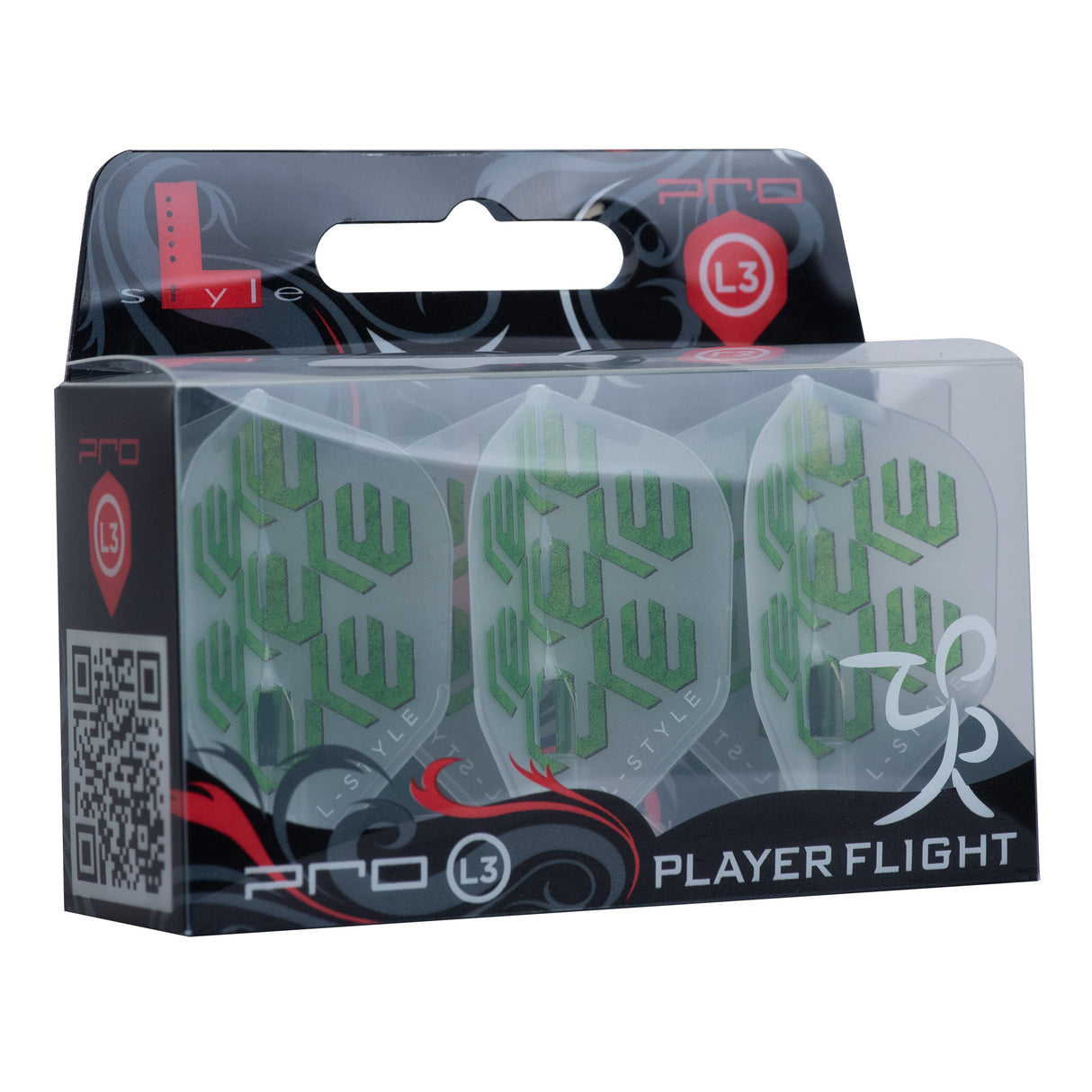 L-Style - L-Flights - L3 Pro - Small - Lukas Wenig - Clear White