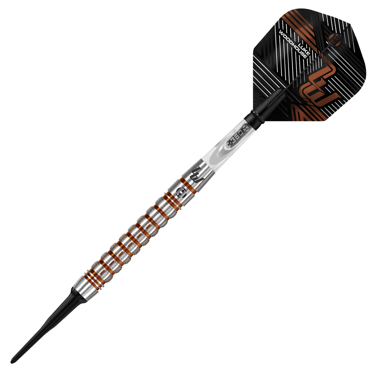 Harrows Luke Woodhouse Darts - Woody - Soft Tip - 90% Tungsten - Series 2 - 18g