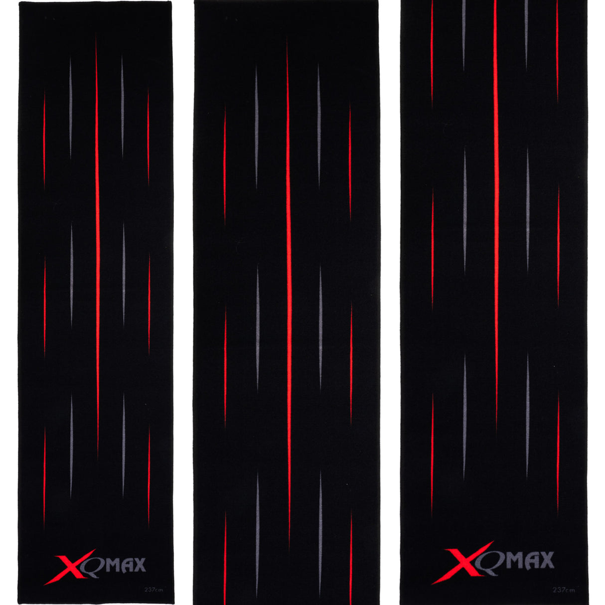 XQMax Nylon Dart Mat - HD Printed Design - 60cm x 237cm - Standard - Streaks