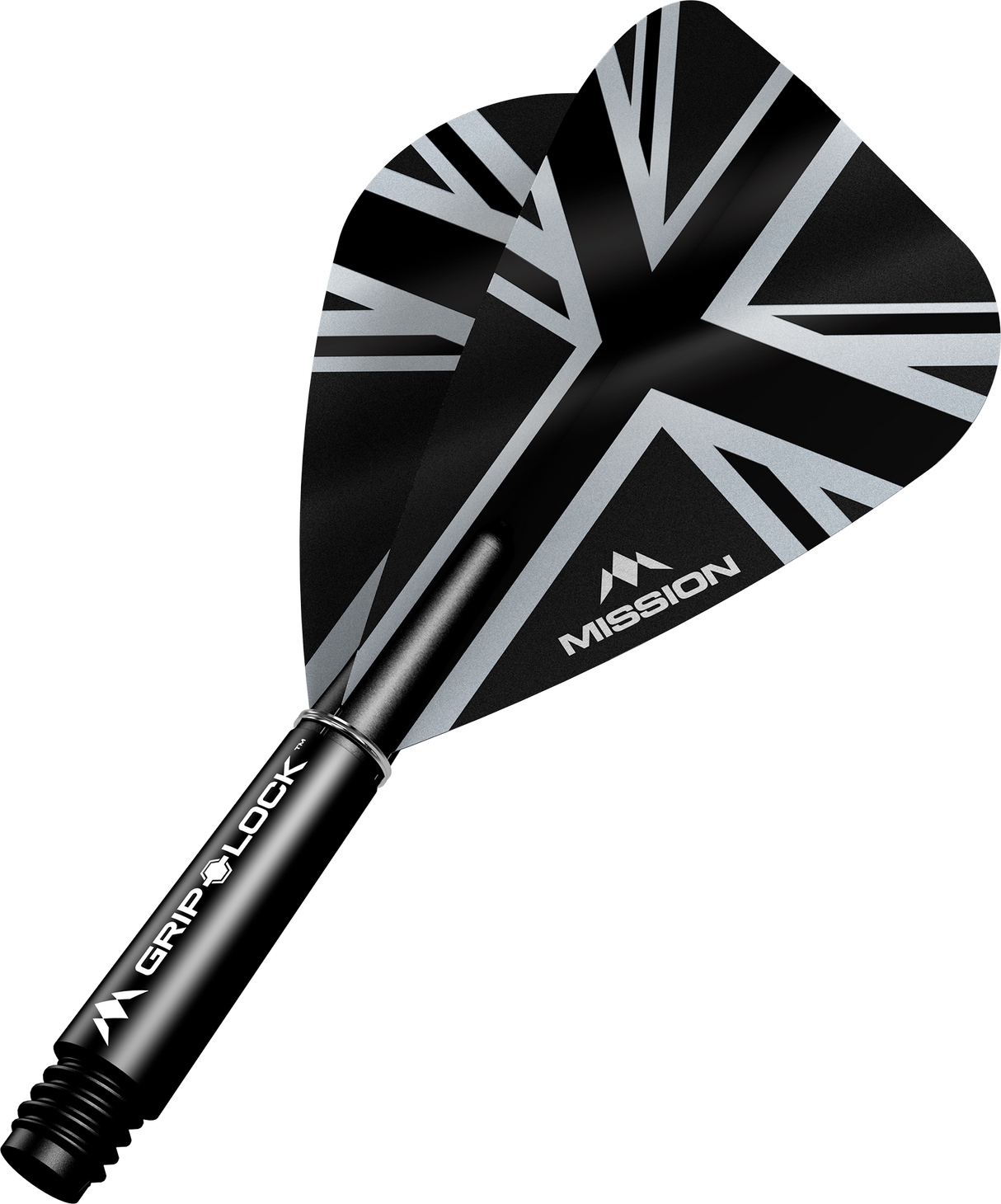 Mission Alliance Black Kite Dart Flights Combo With Griplock Shafts