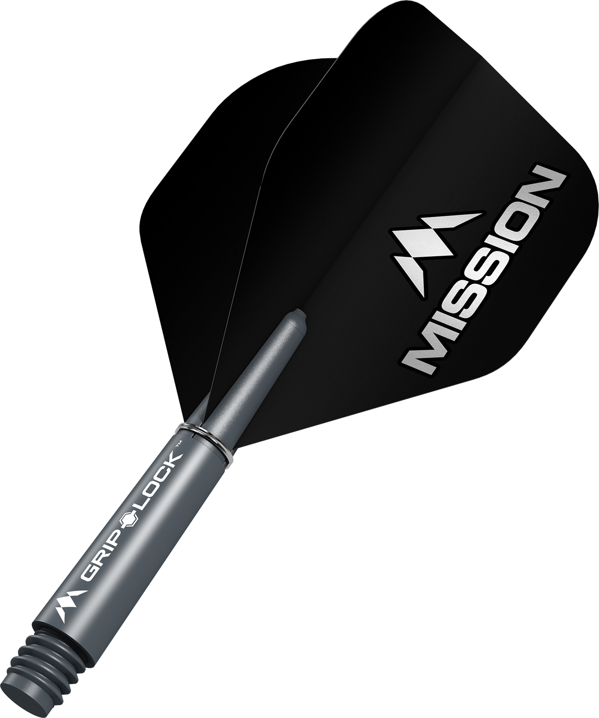 Mission Logo No2 Dart Flights Combo With Griplock Shafts