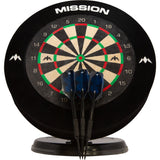 Mission Mini Dartboard - 6 Inch - Complete with surround & 2 sets of mini darts