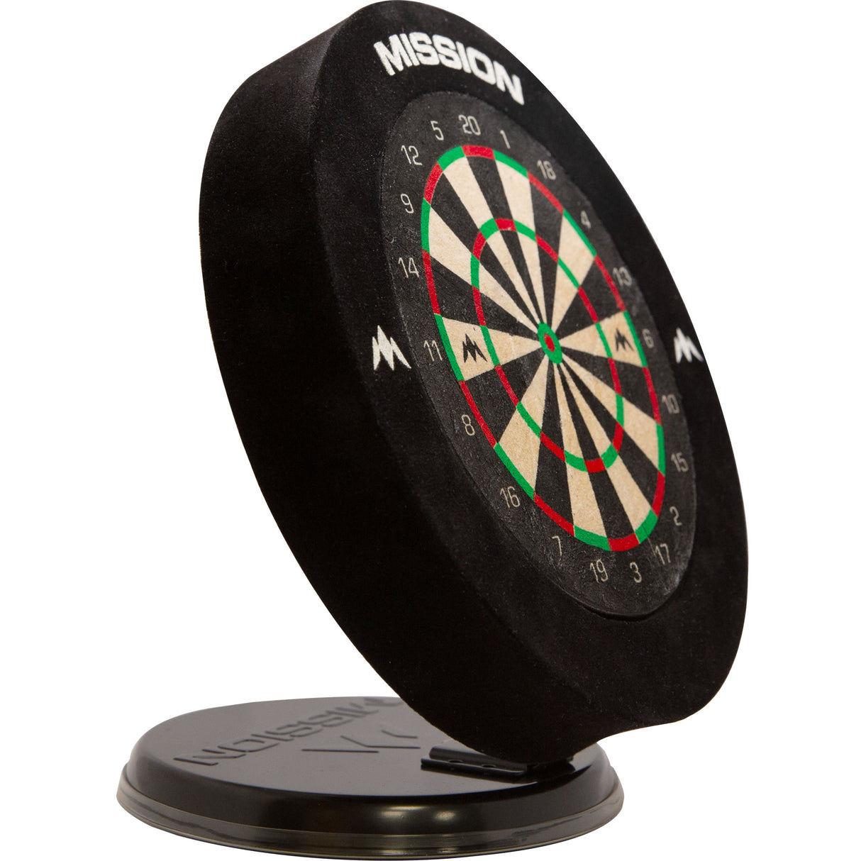 Mission Mini Dartboard - 6 Inch - Complete with surround & 2 sets of mini darts