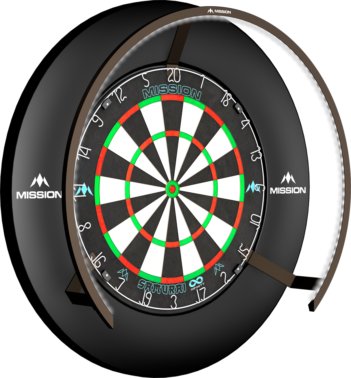 Mission Torus 270 Dartboard Lighting - Bright White Light