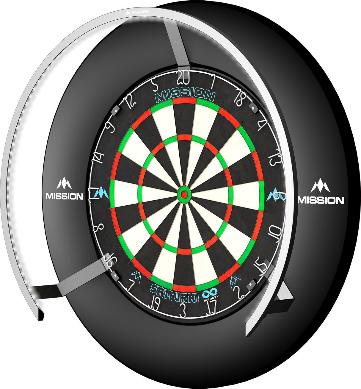 Mission Torus 270 Dartboard Lighting - Bright White Light