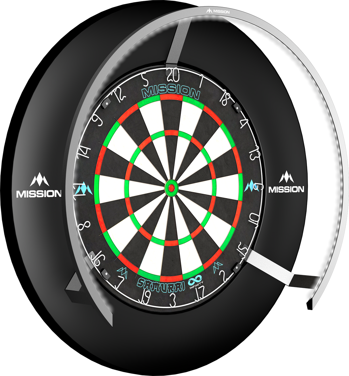 Mission Torus 270 Dartboard Lighting - Bright White Light