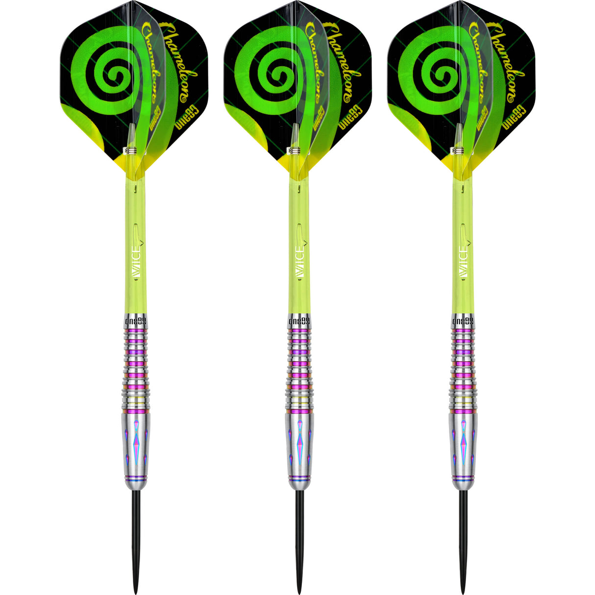 One80 Chameleon Darts - Steel Tip - Topaz