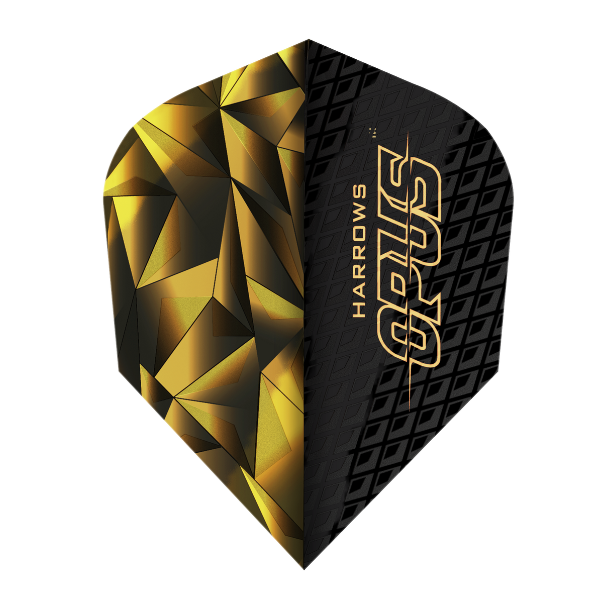 Harrows Opus Dart Flights - 100 Micron - Standard No6 - Gold Facet