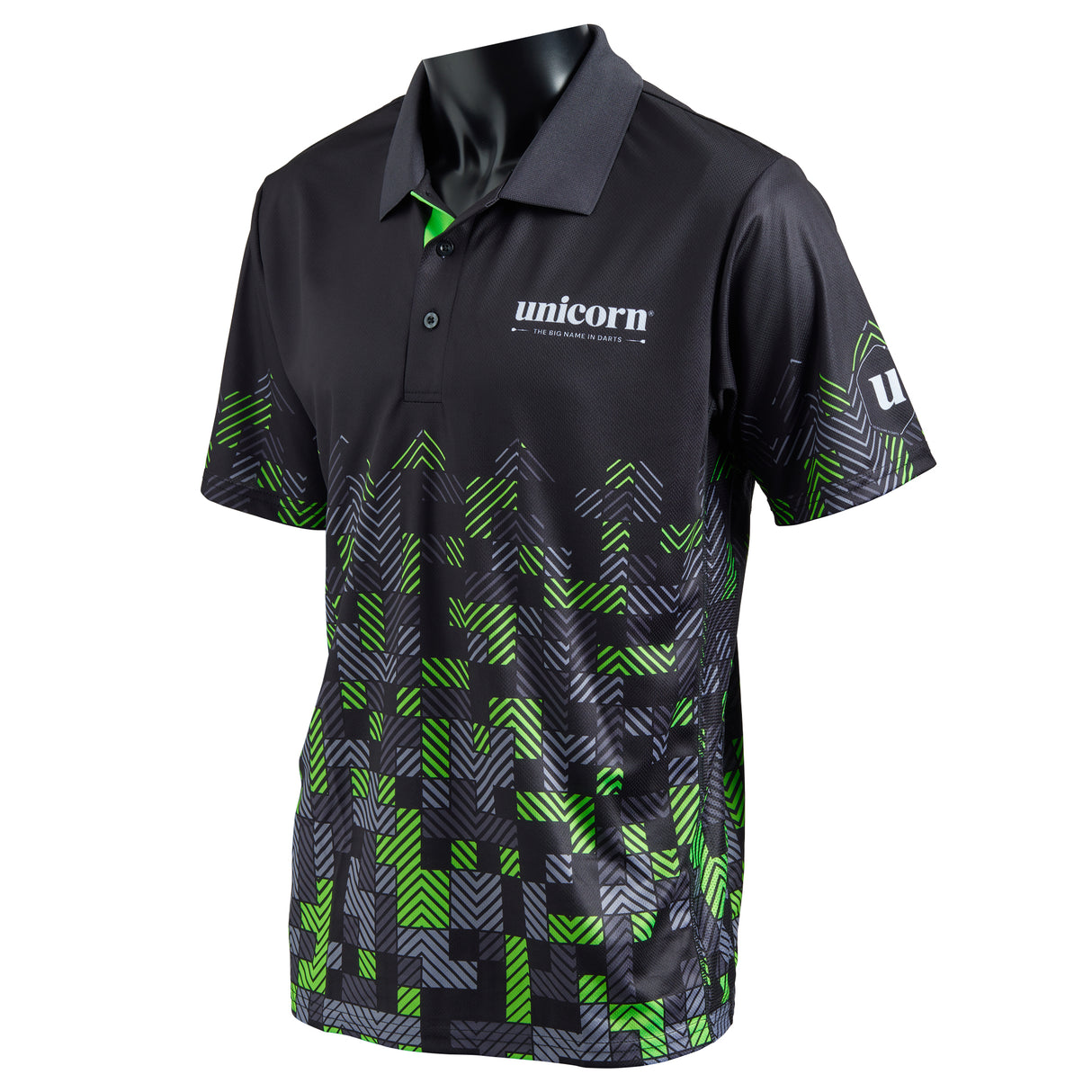 Unicorn Pro-Tech Digital Dart Shirt - Green - Extra Small