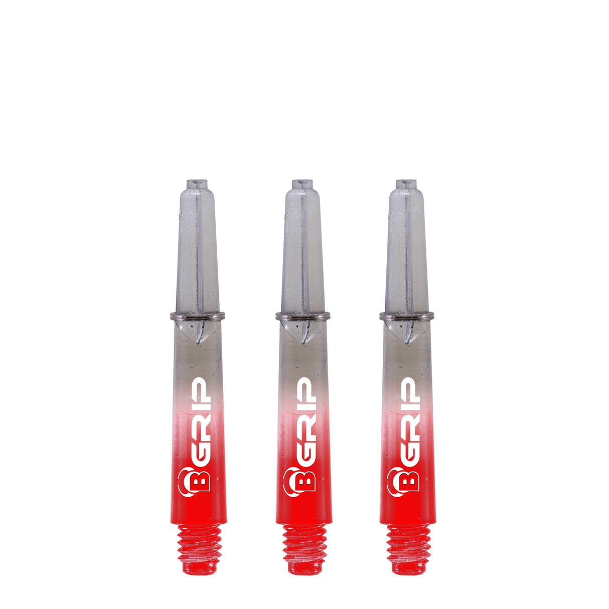 BULL'S B-Grip TT Shaft - Polycarbonate - Clear & Red