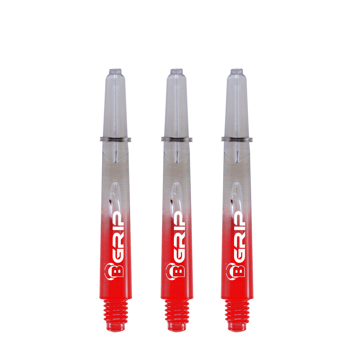 BULL'S B-Grip TT Shaft - Polycarbonate - Clear & Red