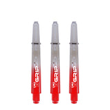 BULL'S B-Grip TT Shaft - Polycarbonate - Clear & Red