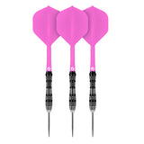 Shot Flight Deck - One Piece Dart Flight and Shaft System - Pink