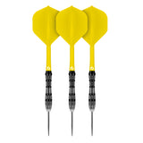 Shot Flight Deck - One Piece Dart Flight and Shaft System - Yellow