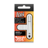 Shot Koi Carbon Dart Shafts - with Springs - White