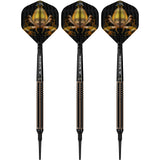 Mission Scorpion Darts - Soft Tip - 90% Tungsten - Black & Gold Electro