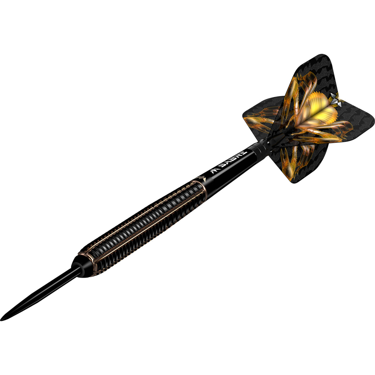 Mission Scorpion Darts - Steel Tip - 90% Tungsten - Black & Gold Electro