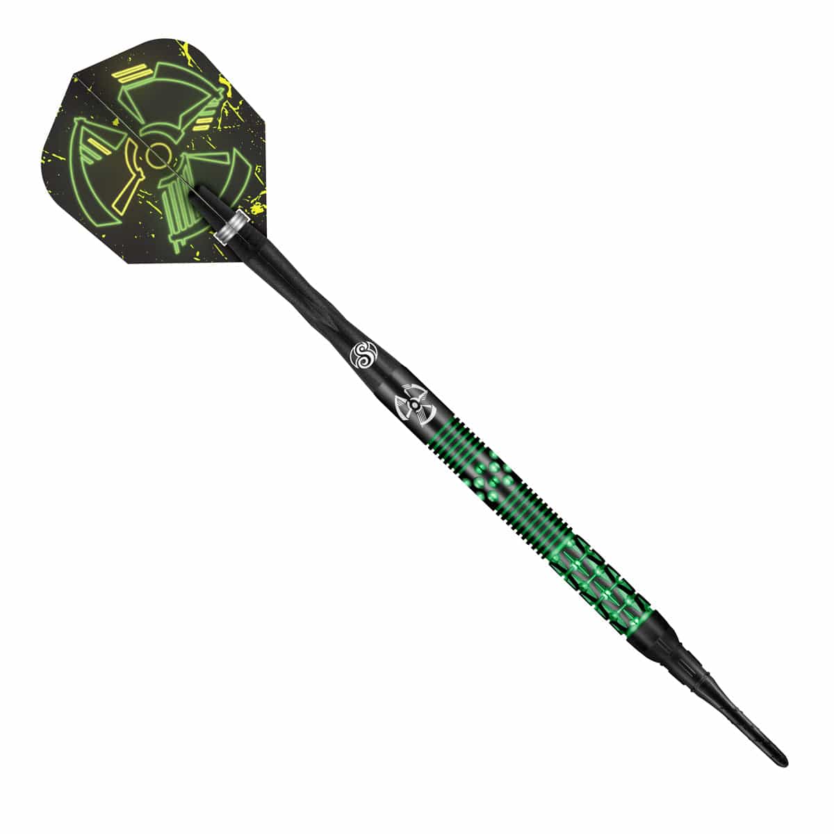 Shot Pro Series Darts - Soft Tip - 90% Tungsten - Stowe Buntz V2 - Black - 21g