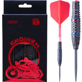 Cuesoul Engine V4 Darts - Steel Tip - 90% Tungsten - Hope Ring - Red