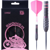 Cuesoul Engine V5 Darts - Steel Tip - 90% Tungsten - Hope Ring - Pink