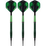 Mission Venom Darts - Soft Tip - 90% Tungsten - Black & Green Electro